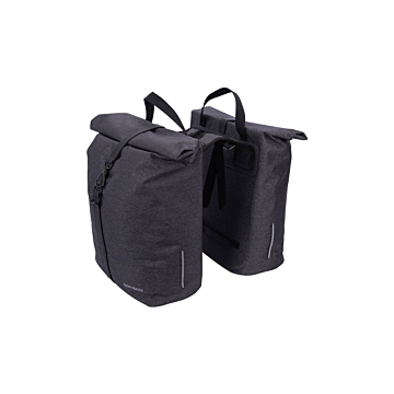 Contec City shopper Doppelte Fahrradtasche (Graufarbig)