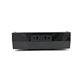 Batterie de vélo 13,6 Ah compatible Sparta E-motion C1/C2/C3 / Batavus (noir) Incl. chargeur gros plan de l'avant où vous voyez le plug-in entrer dans le vélo