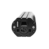 Bosch PowerTube 500 Horizontal 36V 13.4Ah Nahaufnahme Rückansicht Batterie mit Anschluss