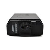 Nahaufnahme des Fahrradanschlusses des Bosch Powerpack 360 Performance/Active Gepäckträger E-Bike Vision Fahrradakkus.