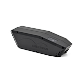 Schräge Seitenansicht des Bosch Powerpack 360 Performance/Active Rahmen E-Bike Vision Fahrradakkus.