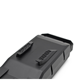 Nahaufnahme der Befestigung an der Unterseite des Bosch Powerpack 540 Performance/Active Gepäckträger E-Bike Vision Fahrradakkus.