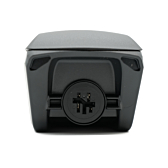 Nahaufnahme des Fahrradanschlusses des Bosch Powerpack 545 SMART Frame Fahrradakkus, wodurch dieser gut sichtbar ist.