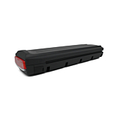 Dreiviertelansicht aus einem niedrigeren Winkel des E-Bike Vision Gazelle Innergy 36V 11.4Ah.