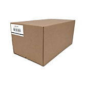 Schrägansicht der vollständigen Verpackung des Impulse 36V 14.5Ah kompatiblen Akkus, hergestellt von EYXON.