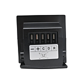 Nahaufnahme des Fahrradanschlusses des Kalkhoff Impulse 36V 11Ah.