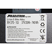 Maratron Akku 36V 20Ah XH370-10J Dolphin
