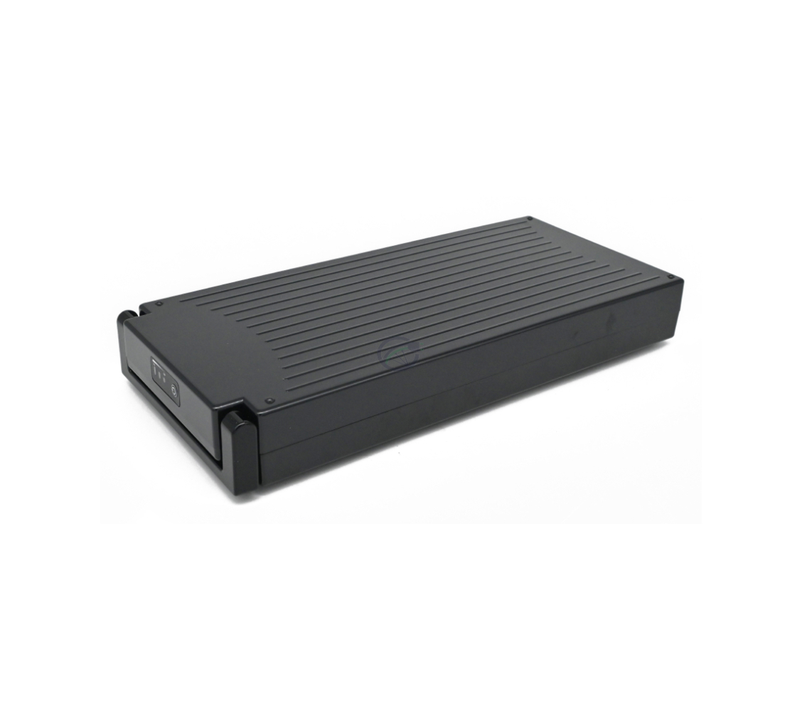 Batterie de vélo 13,6 Ah compatible Sparta E-motion C1/C2/C3 / Batavus (noir) Incl. chargeur par le côté et un peu par le haut