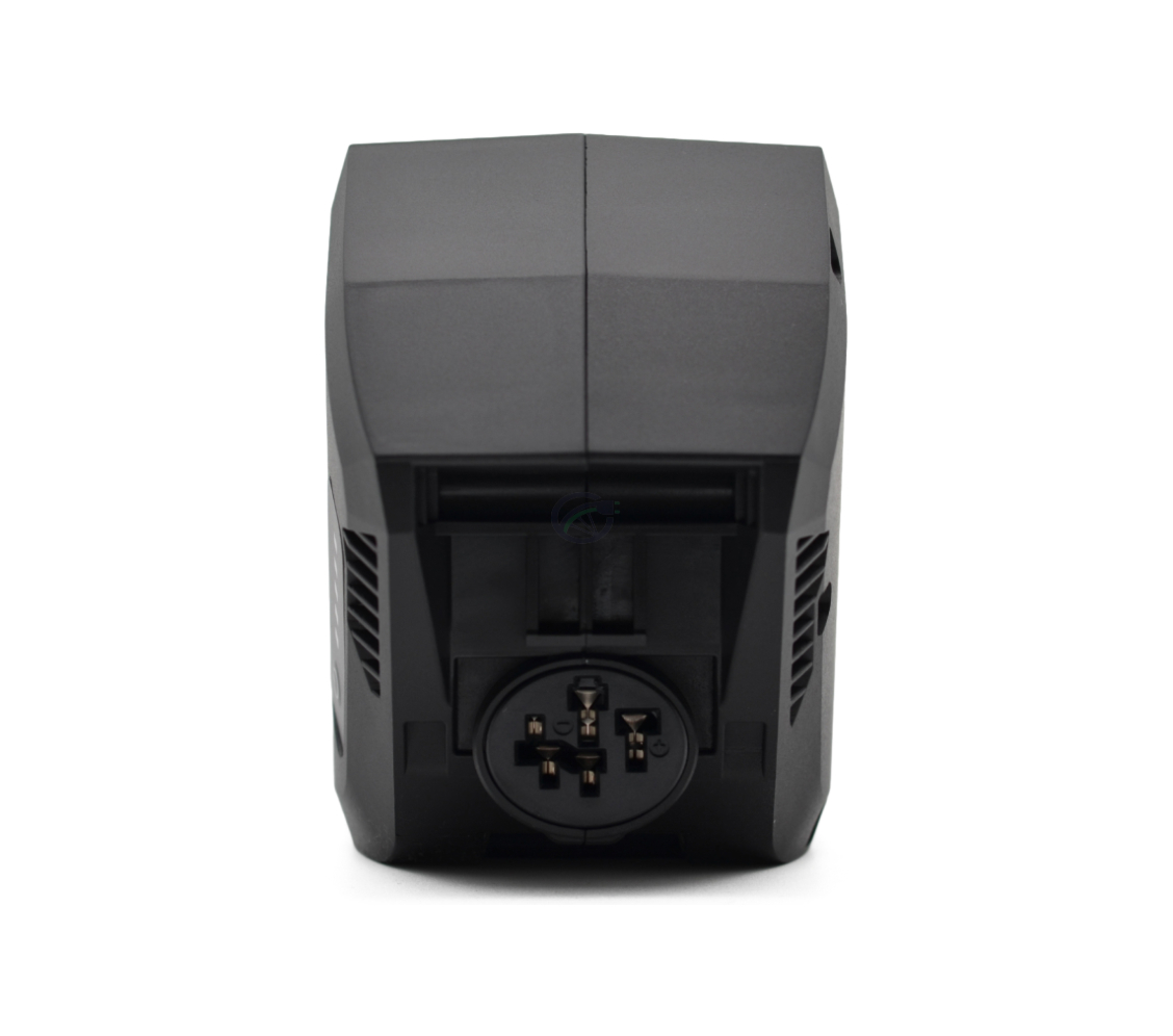 Nahaufnahme des Fahrradanschlusses des Bosch Powerpack 700 Active/Performance Rahmen E-Bike Vision Fahrradakkus.