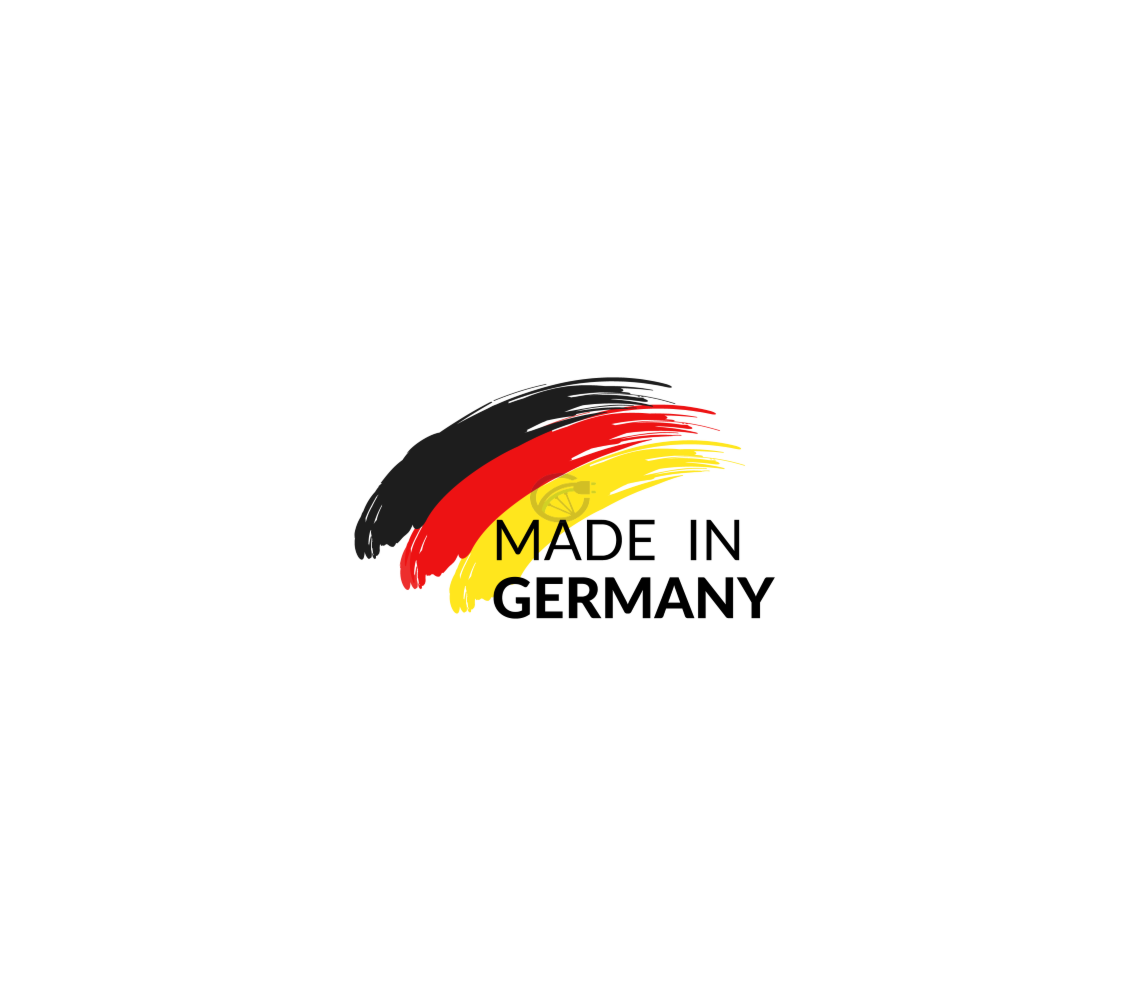 Made in Germany mit deutschem Logo