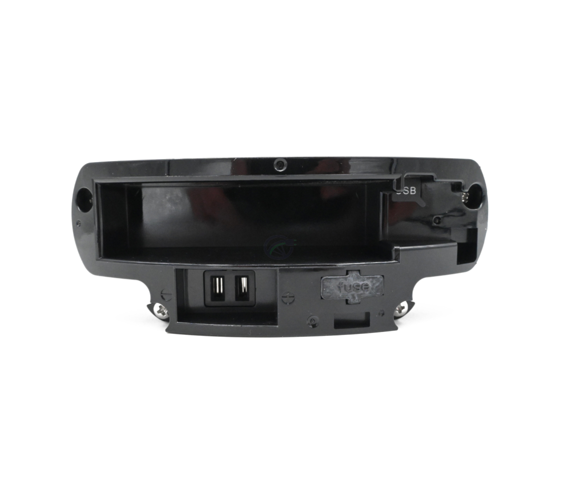 Vorderansicht der Phylion XH370-13J Wall-E 37V 14Ah (2-polig). Der Fahrradanschluss dieser Phylion-Batterie ist deutlich sichtbar.